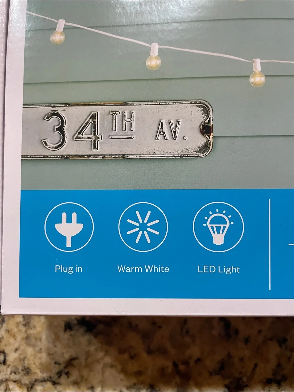 room essentials Warm White Bulb String Lights